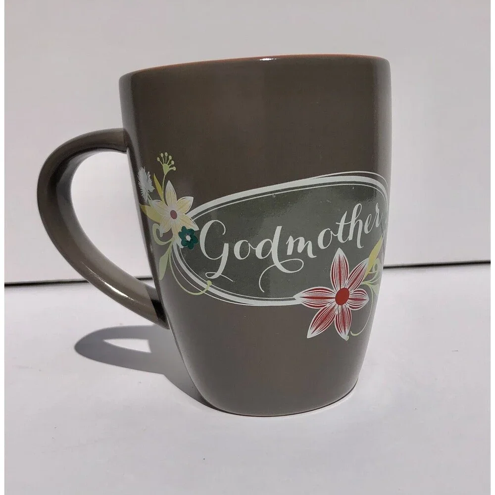 Cup Tea 12 oz Mug Microwave/ dishwasher safe, mate finish outside, 